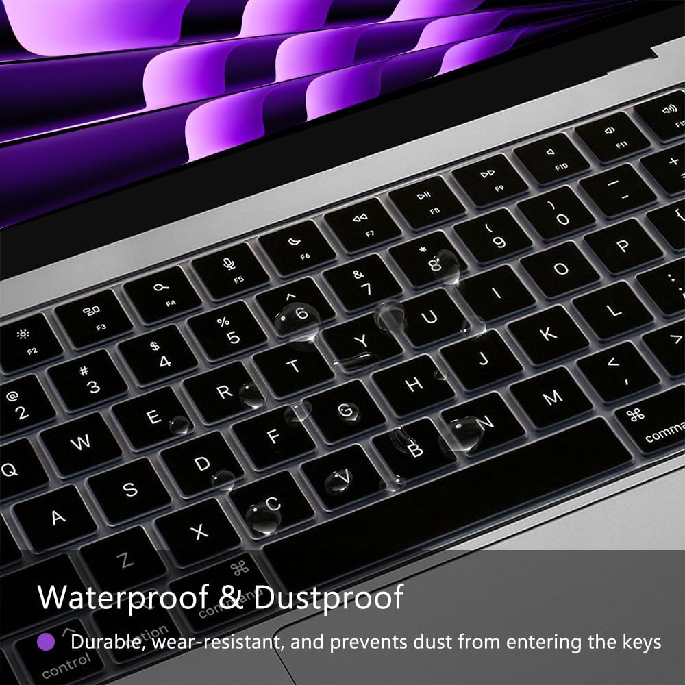 MacBook Pro/Air Keyboard Cover - Black NEW
