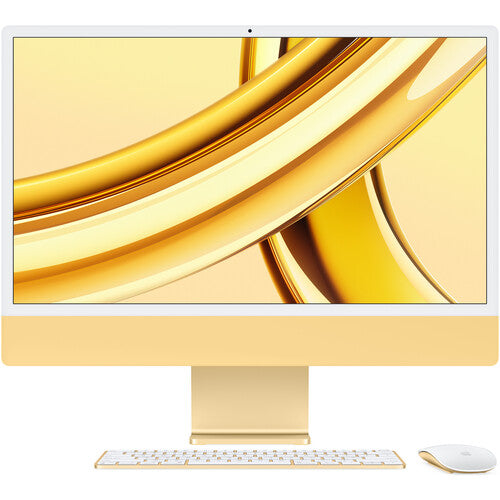 iMac 24 inch Yellow M3 8-Core 4.05 CPU/10-Core GPU 512GB 2023 MQRL3LL/A (B)