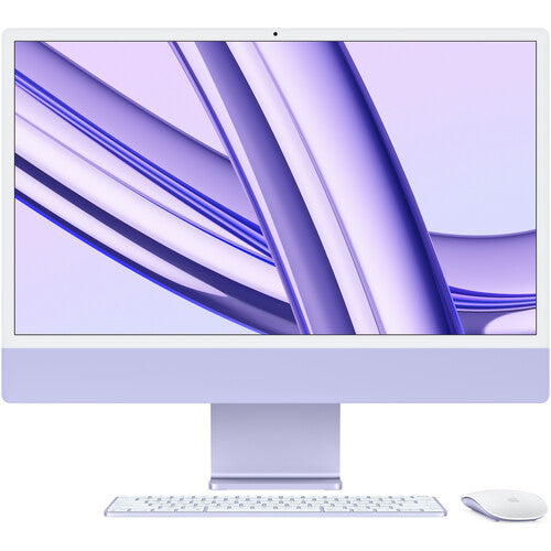iMac 24 inch Purple M3 8-Core 4.05 CPU/10-Core GPU 512GB 2023 MQRV3LL/A (B)