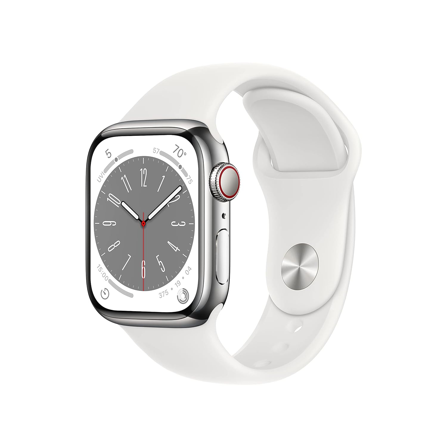 Apple Watch Series 9 GPS/Cel 45mm Gray "Starlight" Aluminum (B)