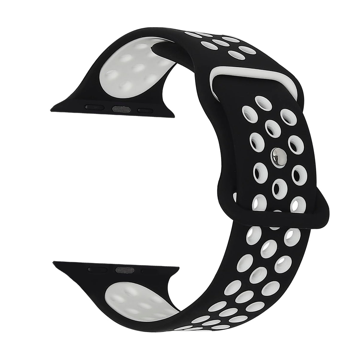 Apple Watch Sport Band 42-45mm Black/Black NEW