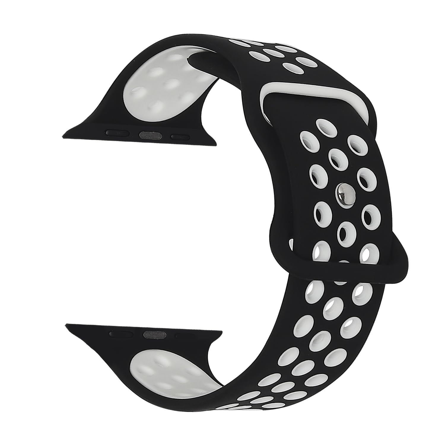 Apple Watch Sport Band 38-41mm Black/Grey NEW