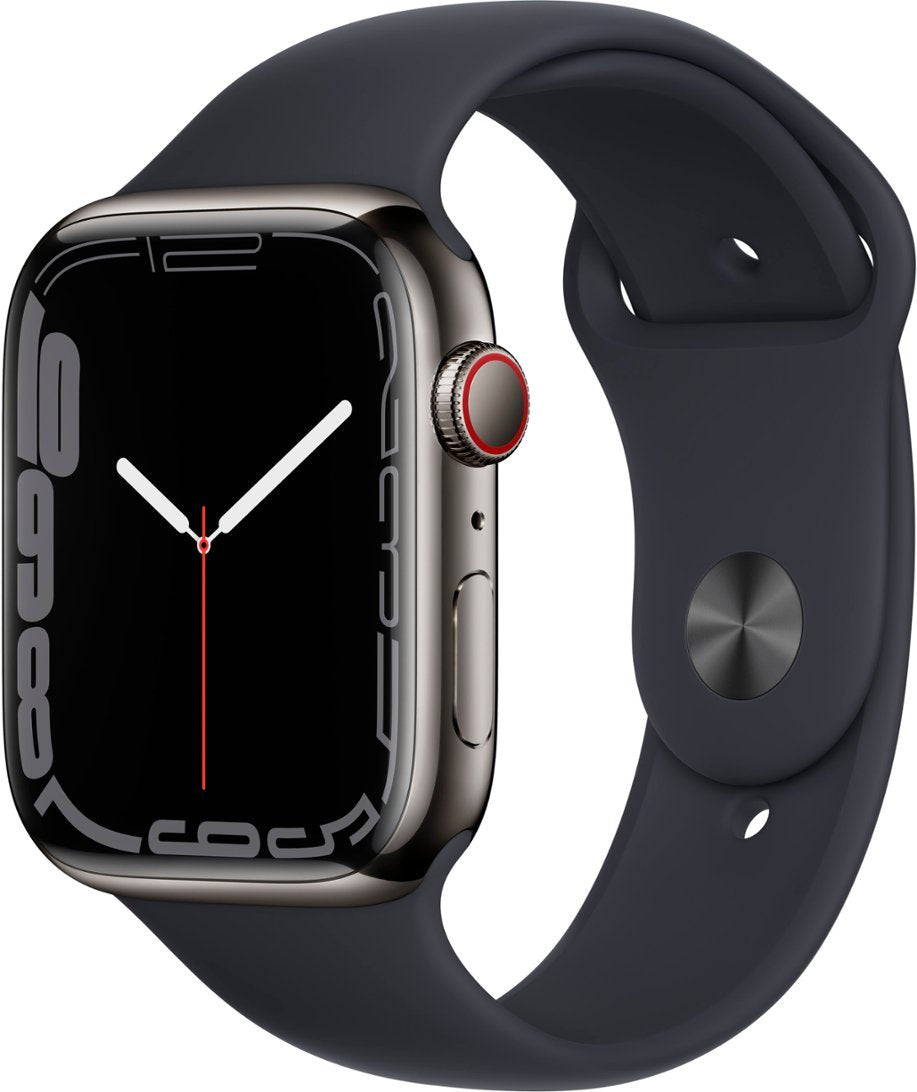 Apple Watch Series 7 GPS/Cel 45mm Space Black Stainless Steel Grade (A)