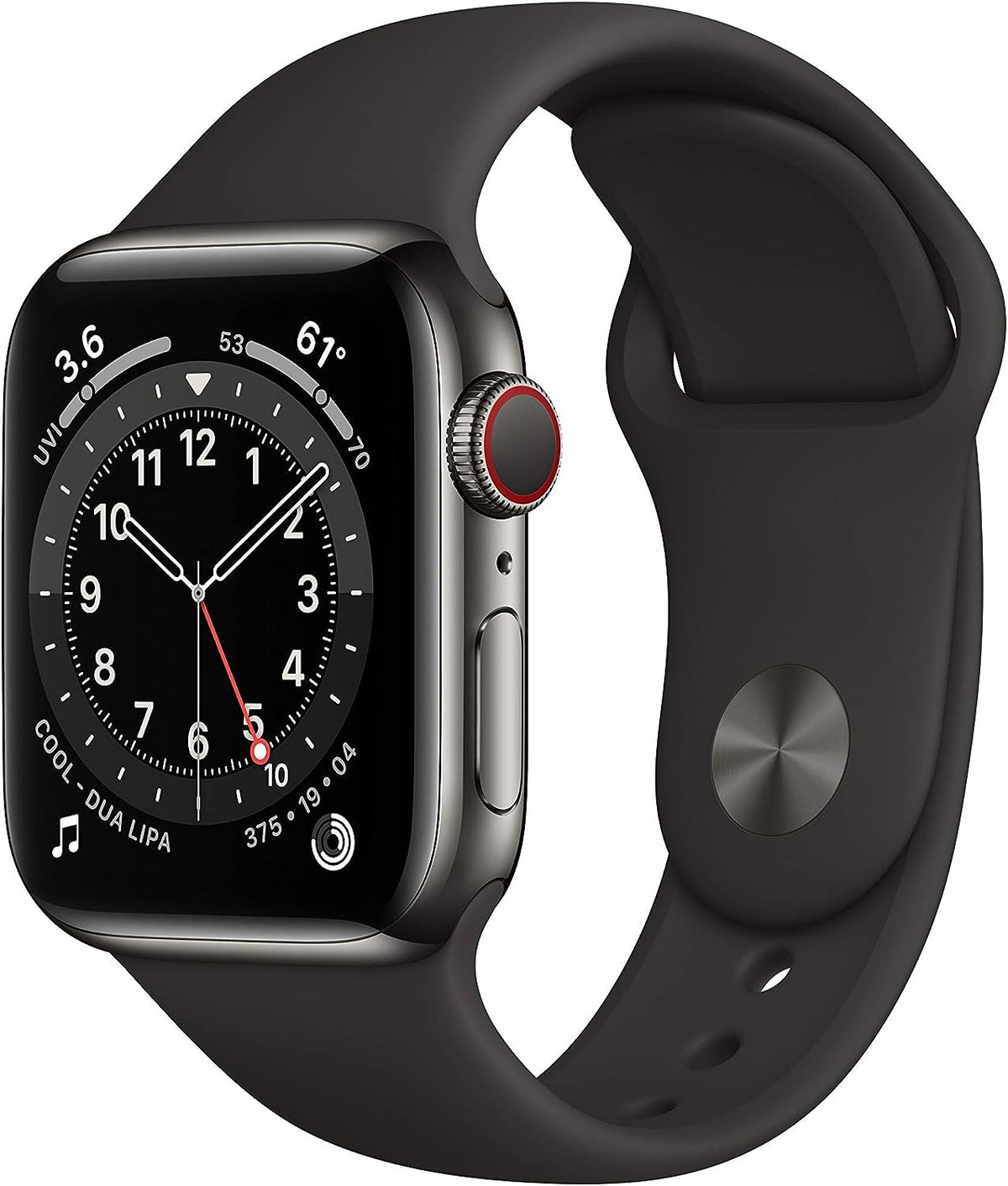 Apple Watch Series 6 GPS/Cel 40mm Space Black Stainless Steel Grade (B)