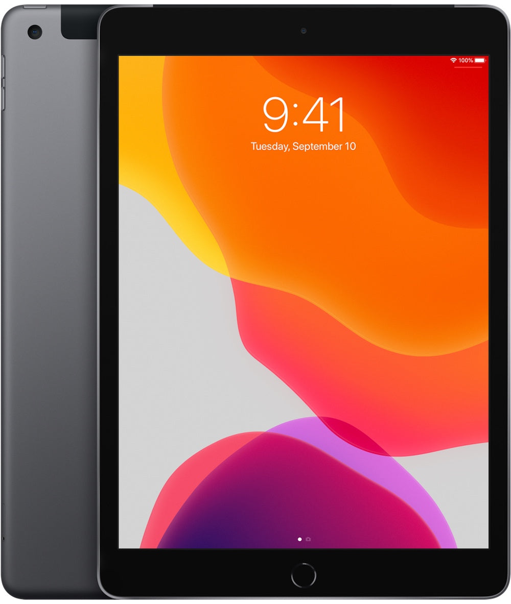 iPad 7th Generation 10.2 inch 32GB Space Gray Wi-Fi + Cellular MW6W2LL/A Grade (C)