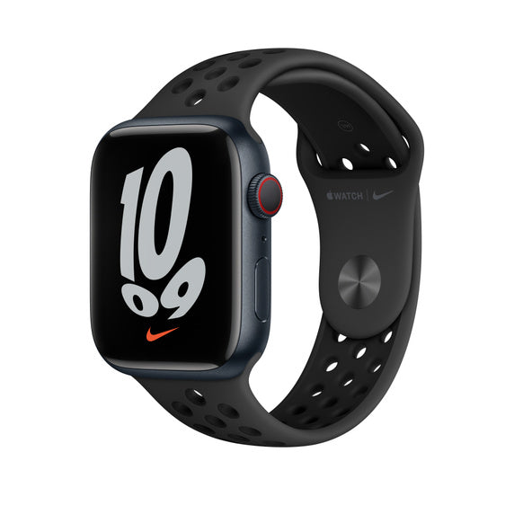 Apple Watch Series 7 Nike+ GPS/Cel 45mm Black "Midnight" Aluminum Grade (C)
