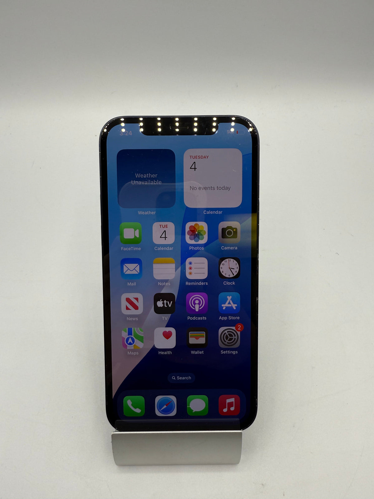 iPhone 12 64GB Black Unlocked MGH63LL/A (B) Parts or Repair Only AS IS See Description