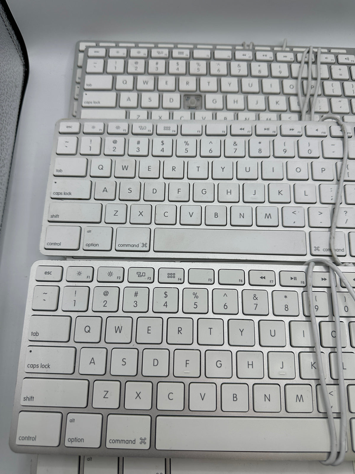 Lot of 10 Apple Aluminum Wired Keyboard with Numeric Keypad FOR PARTS ONLY