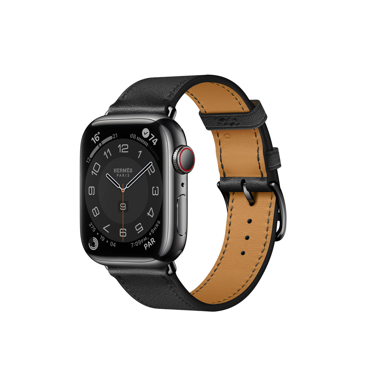 Apple Watch Hermes Series 7 GPS/Cel 41mm Space Black Stainless Steel Grade (C)