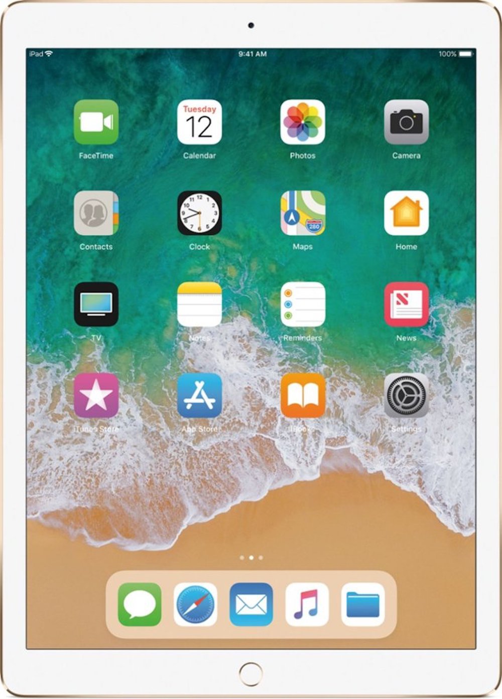 iPad Pro 12.9 inch 2nd Generation 512GB White/Gold Wifi + Cellular MPLL2LL/A Grade (C)