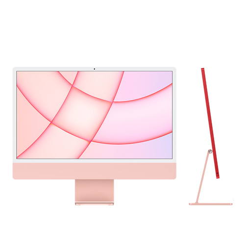 iMac 24 inch Pink M1 8-Core 3.2 CPU/8-Core GPU 256GB 2021 MGPK3LL/A Grade (C)