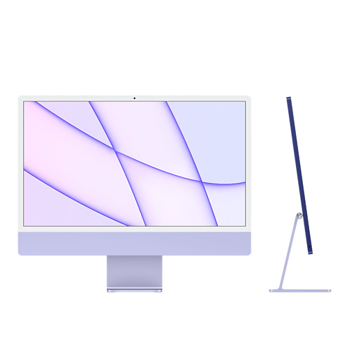 iMac 24 inch Purple M1 8-Core 3.2 CPU/8-Core GPU 512GB 2021 MGPK3LL/A Grade (A)