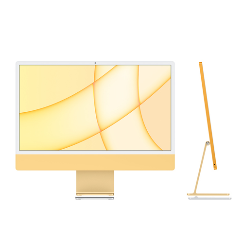 iMac 24 inch Yellow M1 8-Core 3.2 CPU/8-Core GPU 256GB 2021 MGPK3LL/A Grade (A)