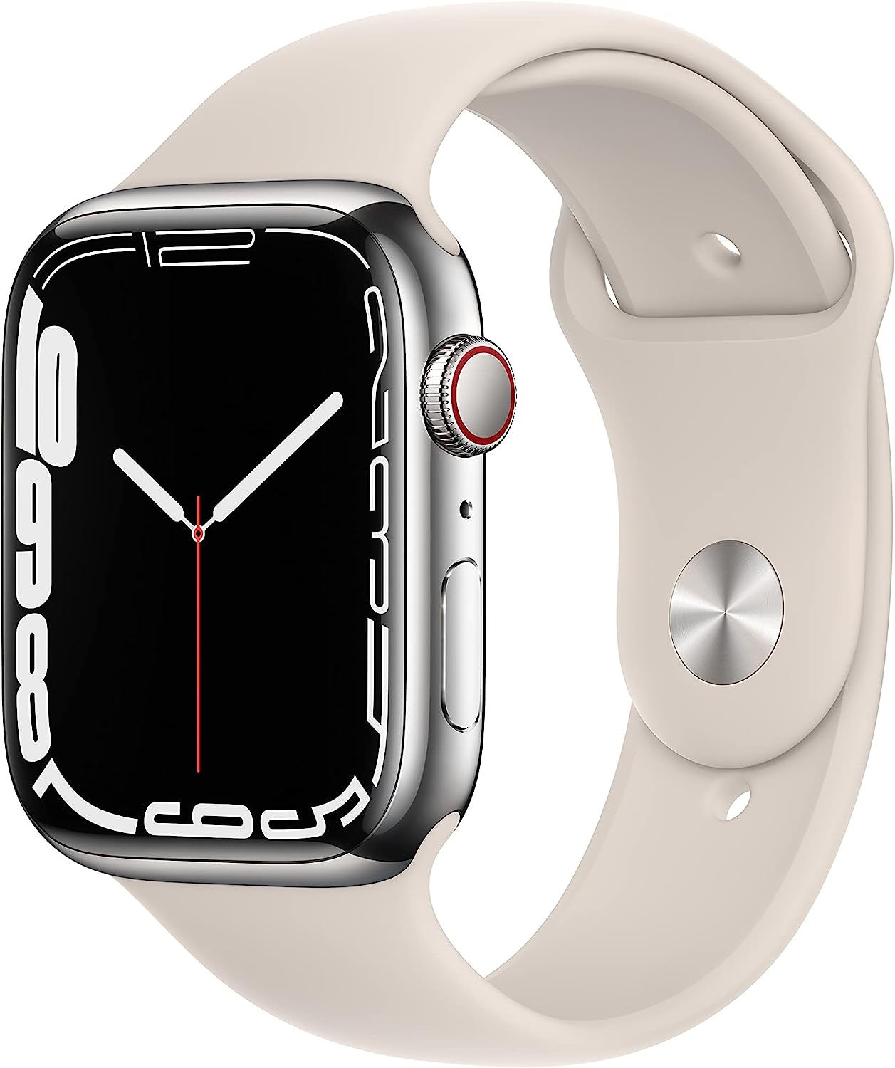 Apple Watch Series 7 GPS/Cel 45mm Silver Stainless Steel Grade (B)